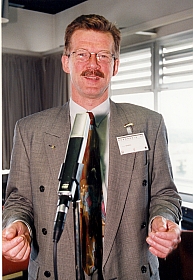 Wim at the "Euromedia"
                                  (ORF/Vienna, 1995)