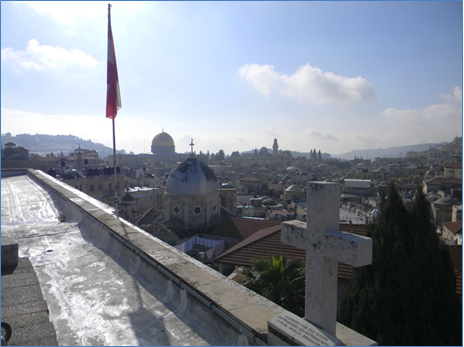 View from roof of Austrian Hospice, Jerusalem